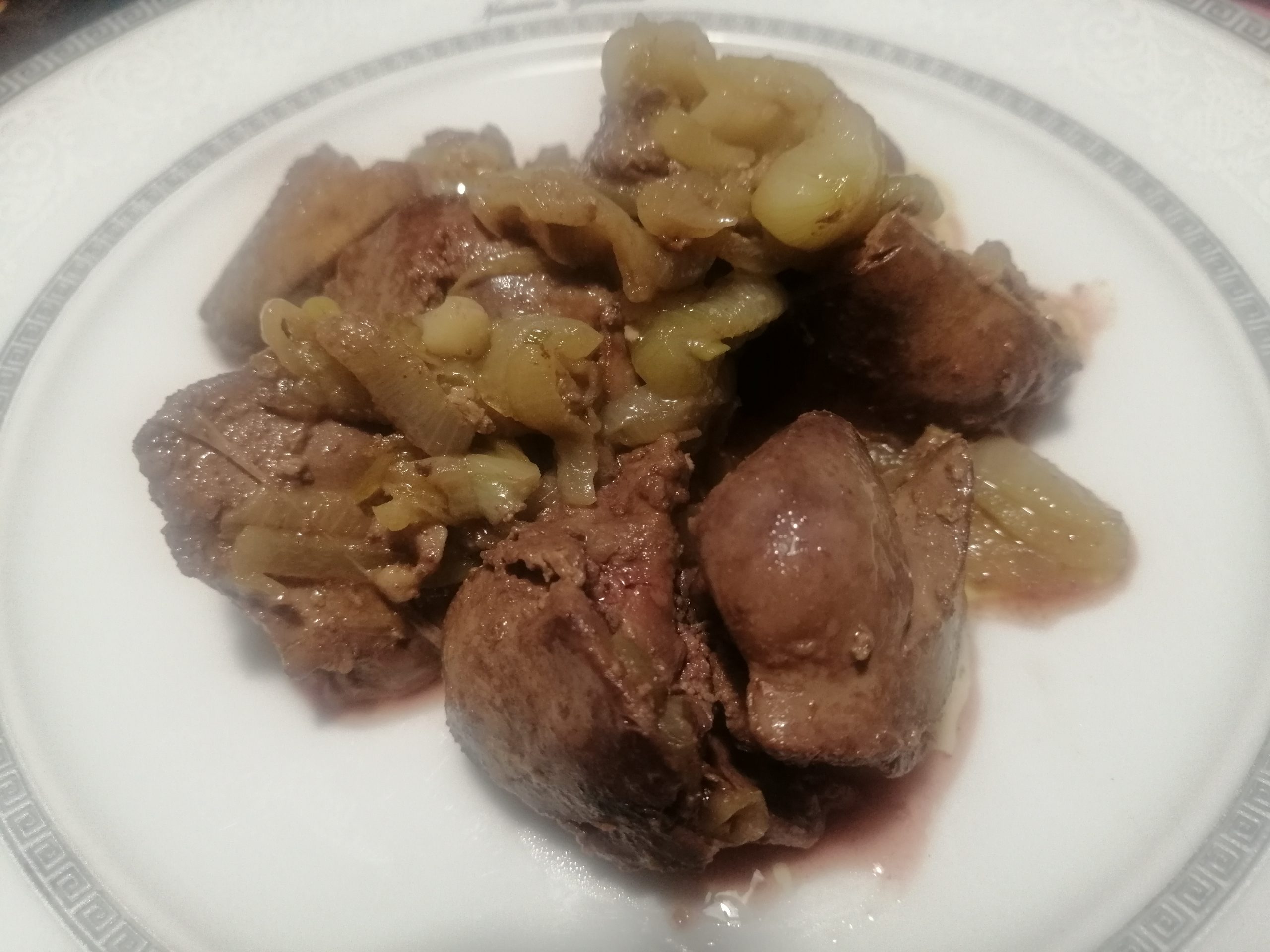 Fegatini di pollo alla veneta