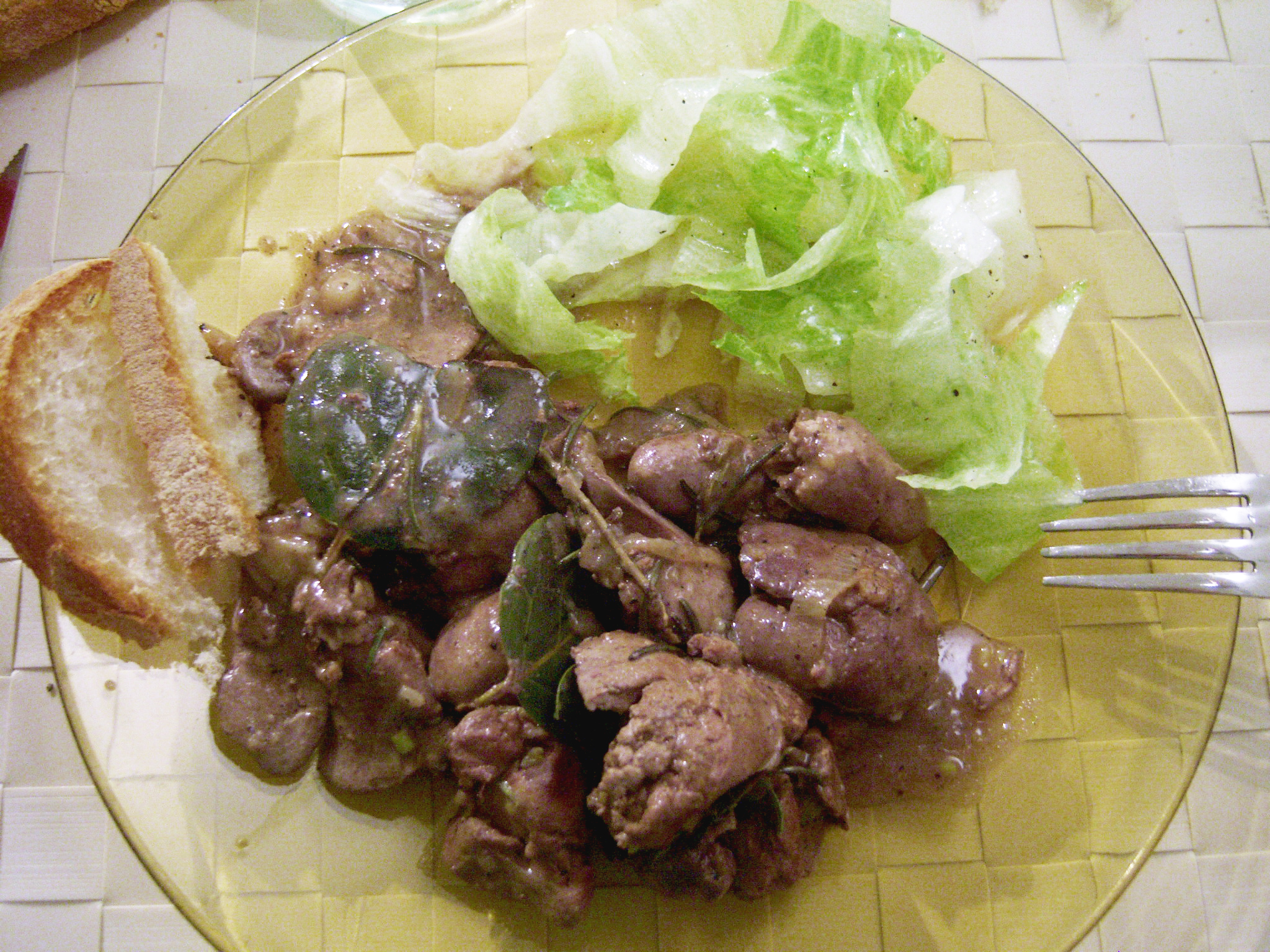 Fegatini e cuori aromatizzati