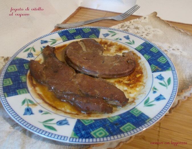 Fegato di vitello al vapore