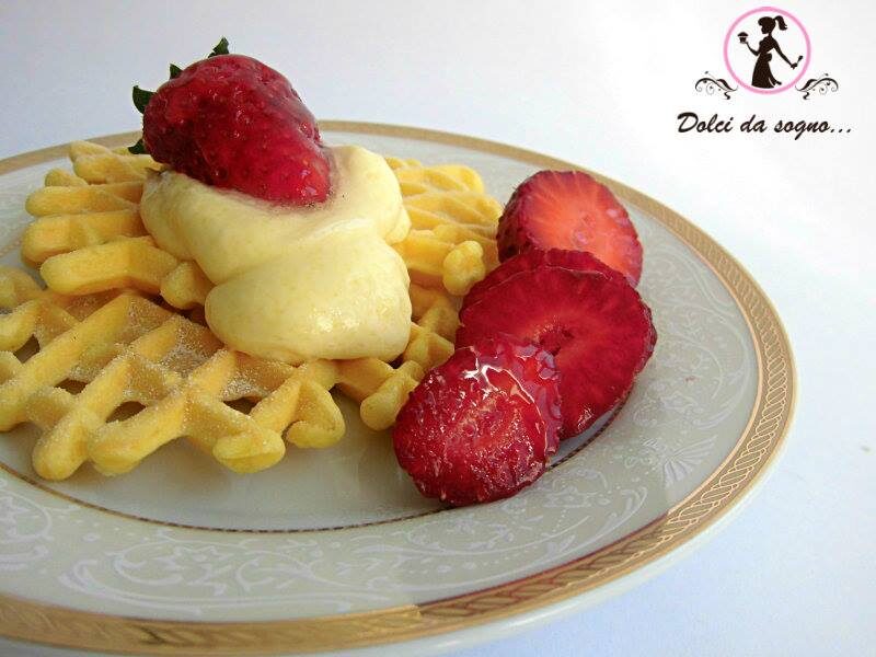 Ferratelle con fragole e mascarpone