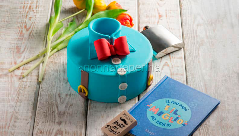 Festa del papà con la torta al caffè di cicoria