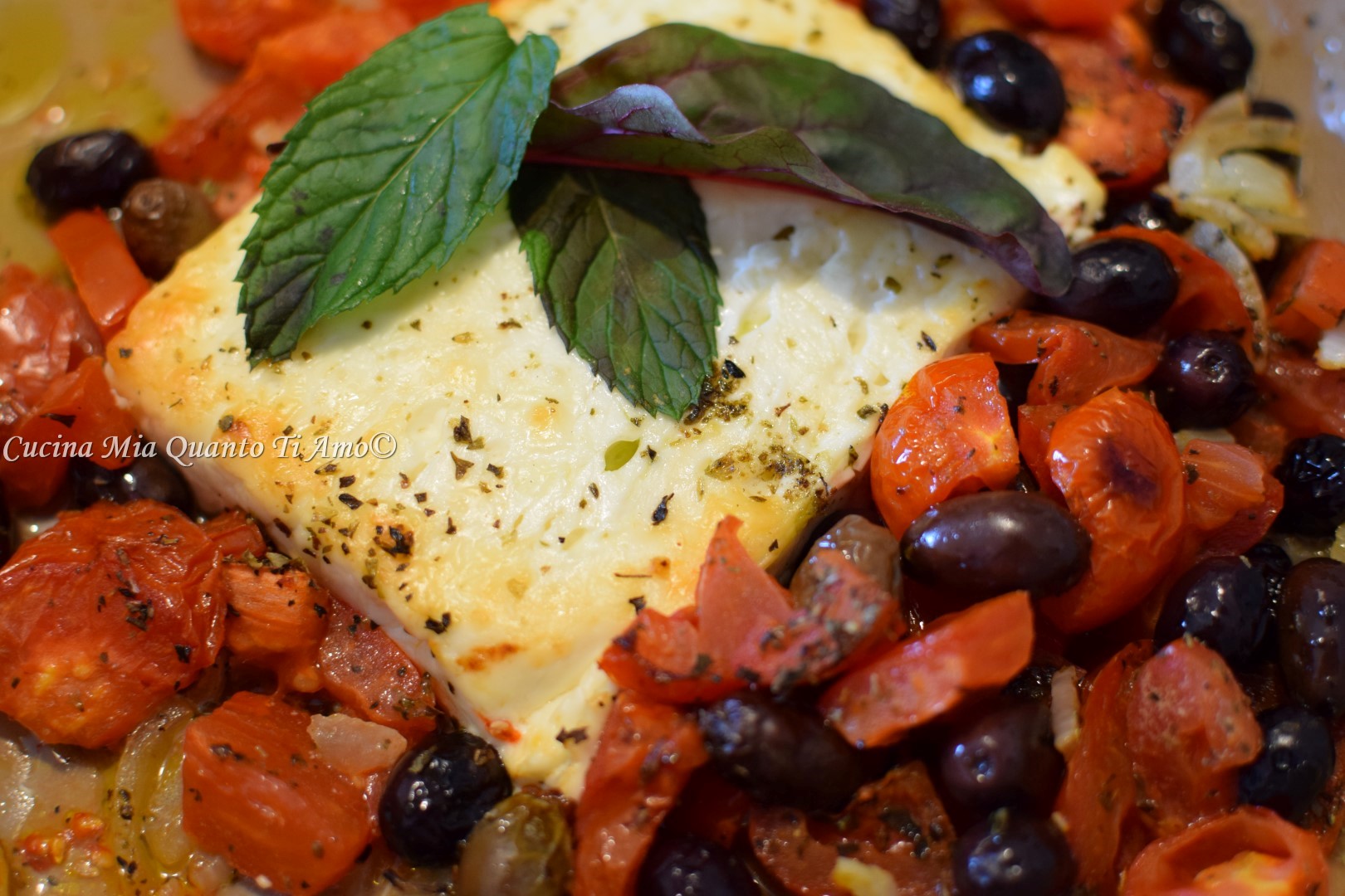 Feta senza lattosio al forno