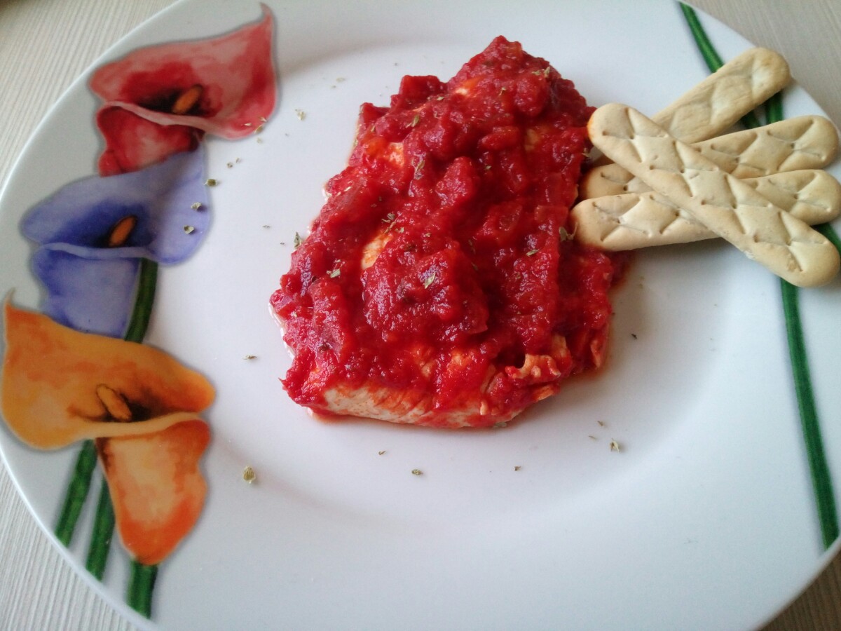 Fettina di petto di pollo alla pizzaiola