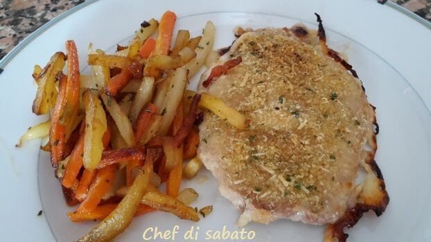Fettine di arista farcite al forno