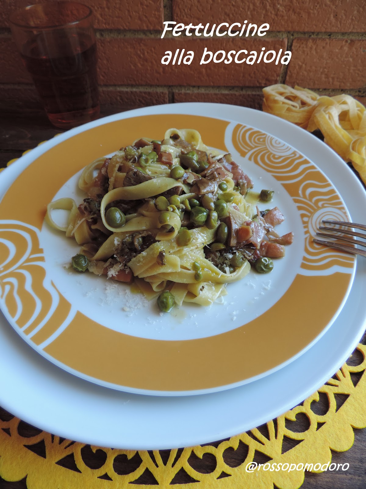 Fettuccine alla boscaiola