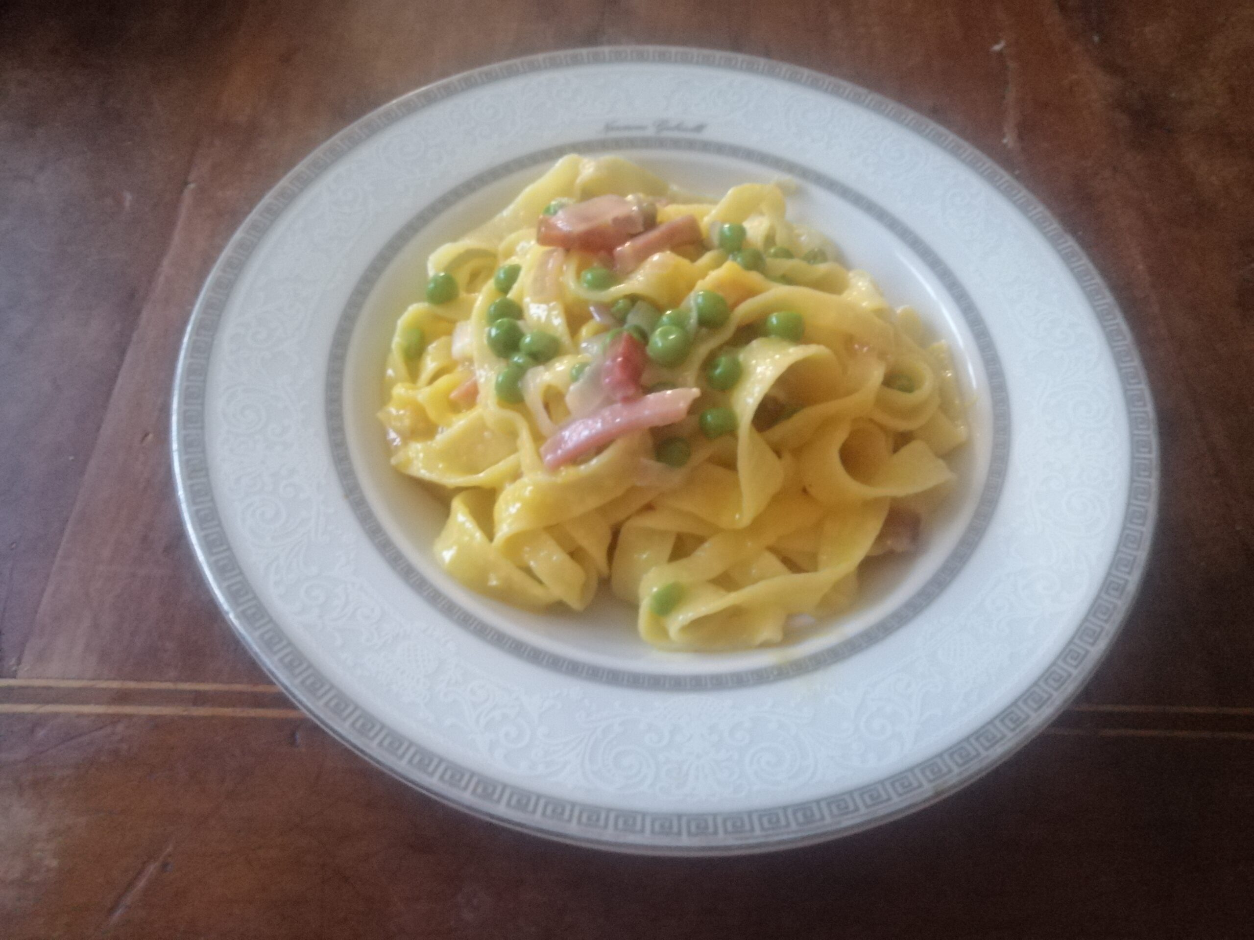 Fettuccine alla papalina