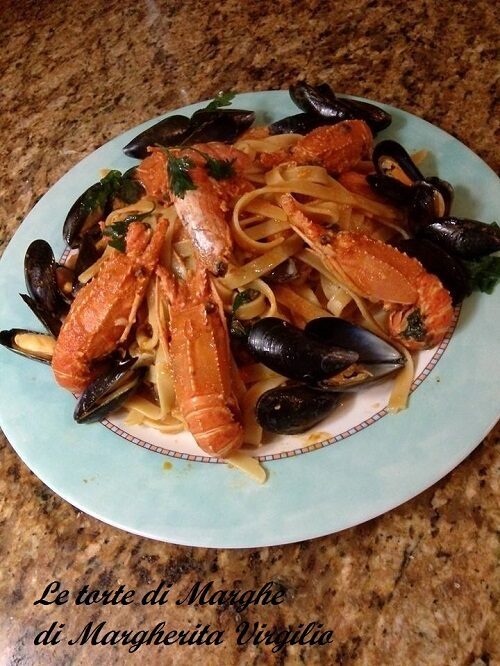 Fettuccine con aragostelle