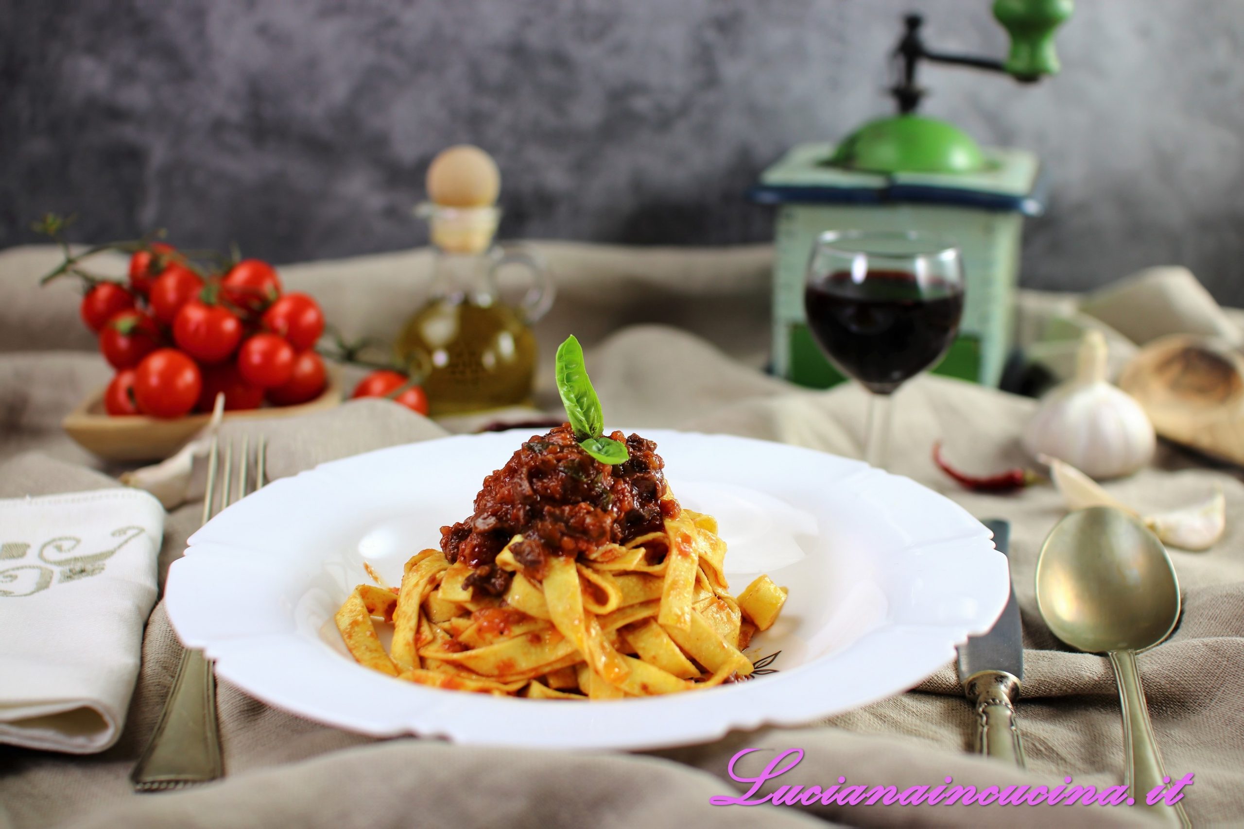 Fettuccine con durelli di pollo