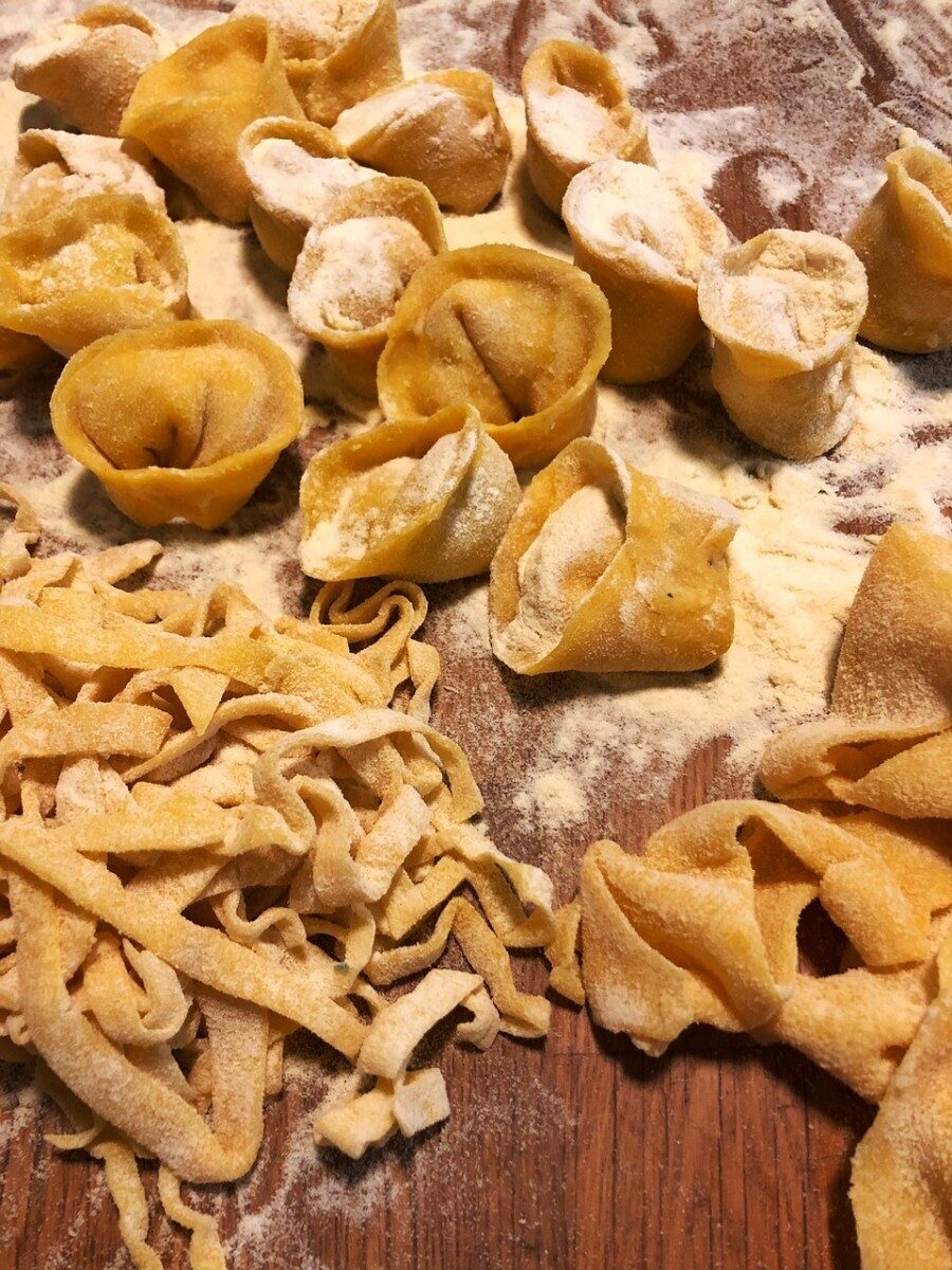 Fettuccine, lasagne e tagliatelle