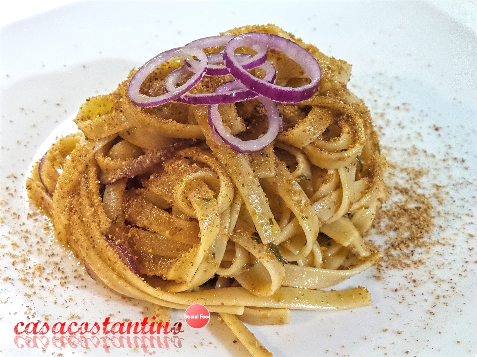 Fettuccine ‘nduja e cipolla di tropea