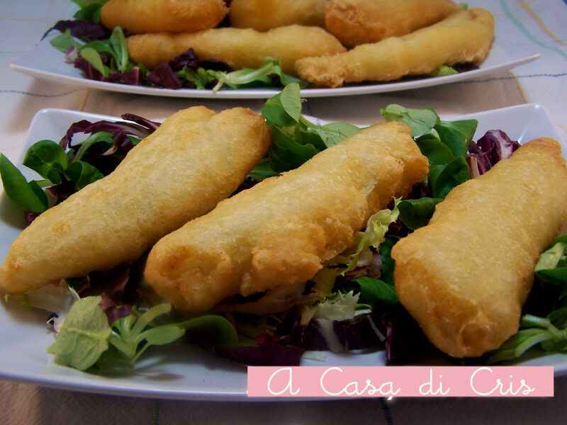 Filetti di baccalà in pastella