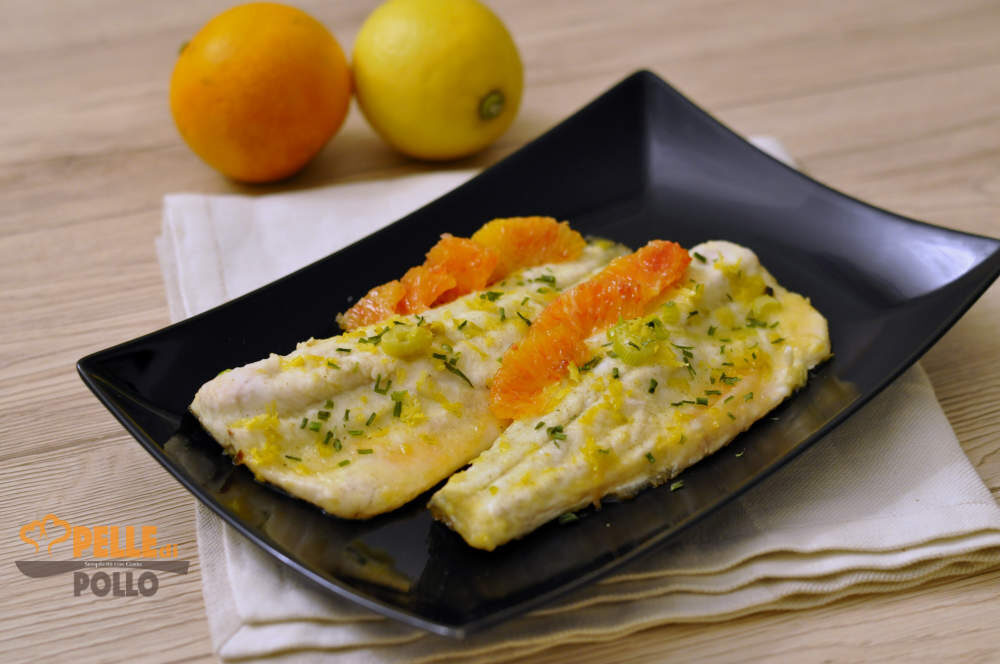 Filetti di branzino agli agrumi