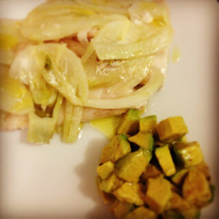 Filetti di cernia e avocado