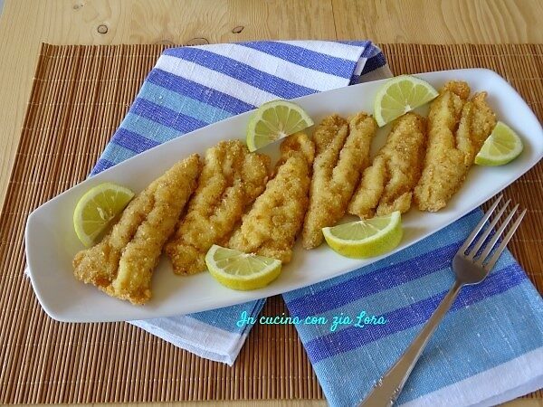 Filetti di gallinella fritti impanati