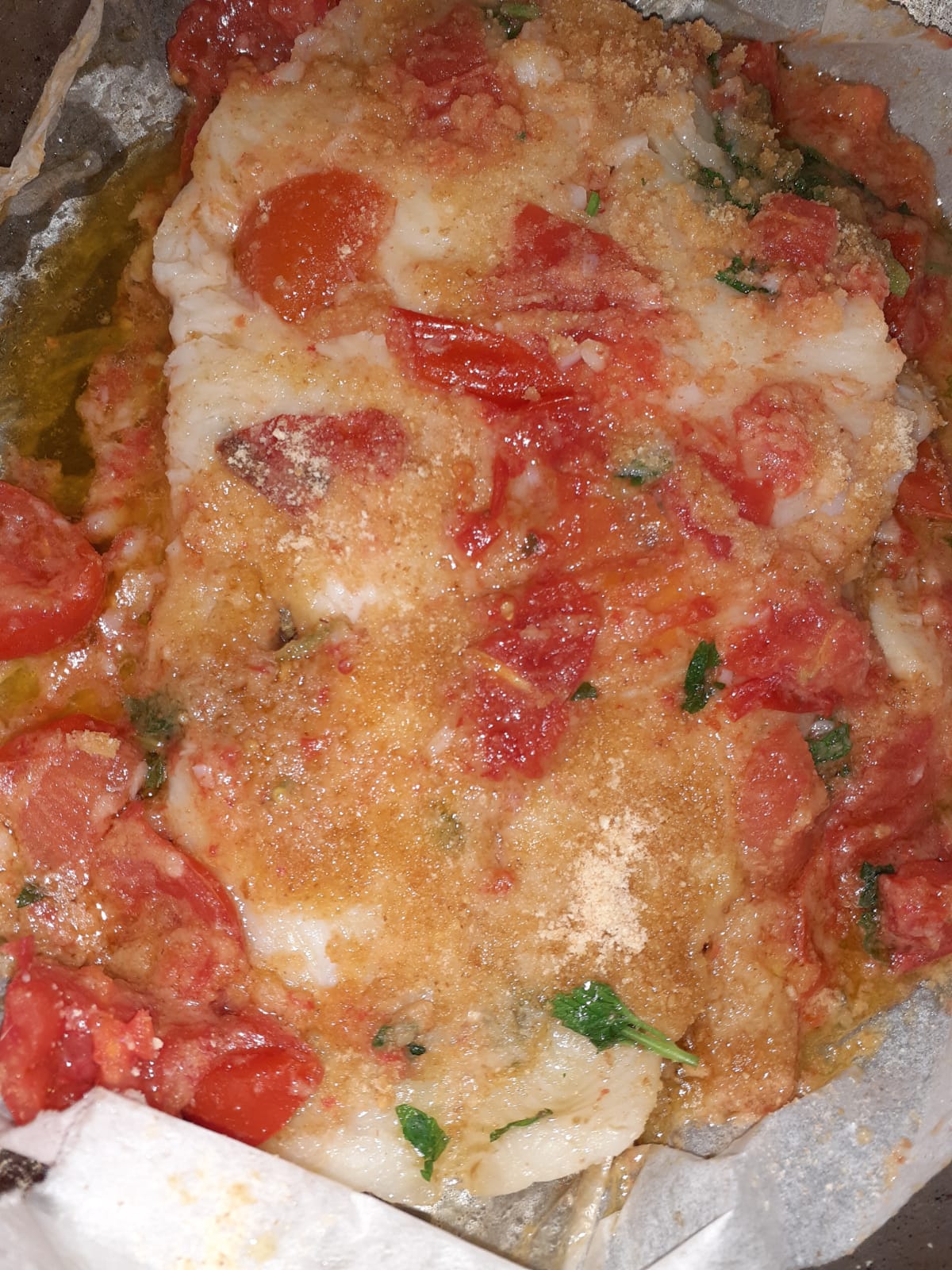 Filetti di halibut al forno
