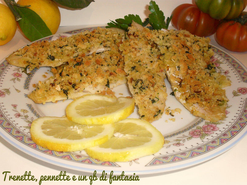 Filetti di merluzzo gratinati al limone