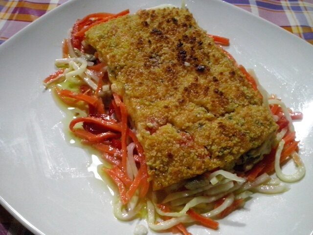 Filetti di merluzzo gratinati