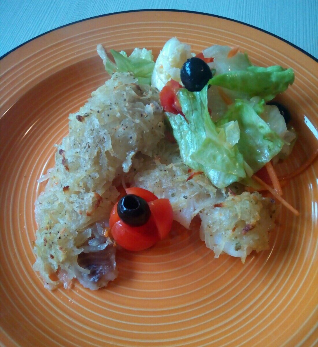 Filetti di merluzzo in crosta di patate