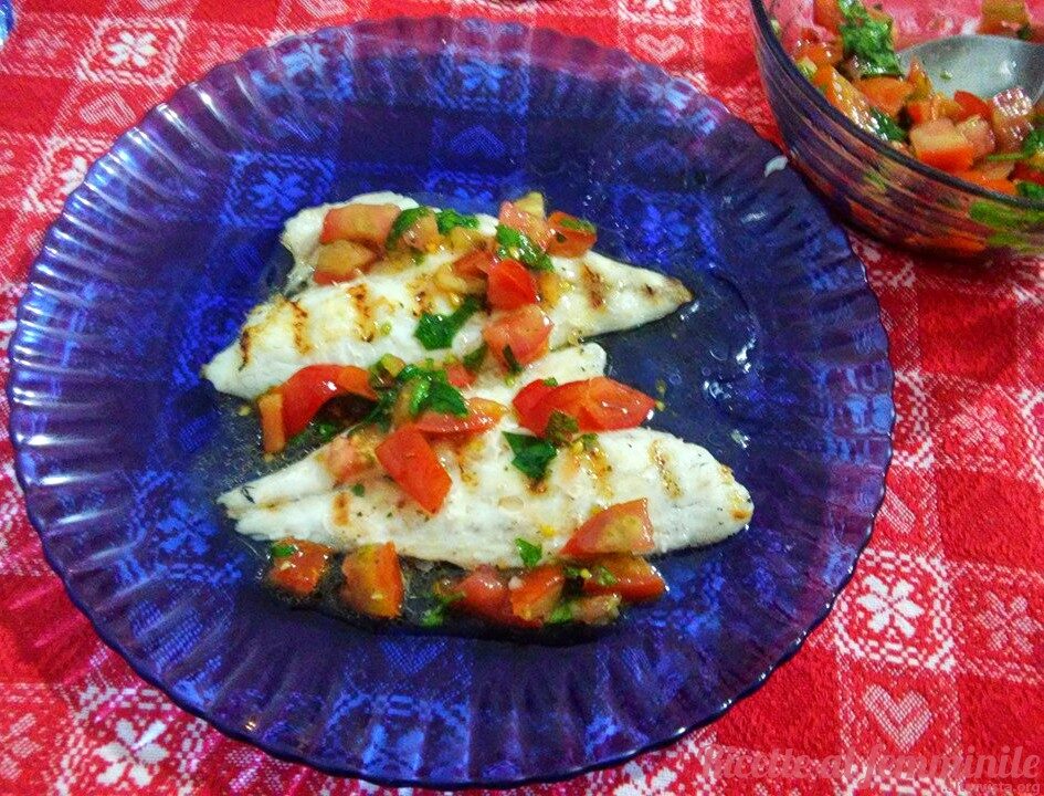 Filetti di orata alla mediterranea