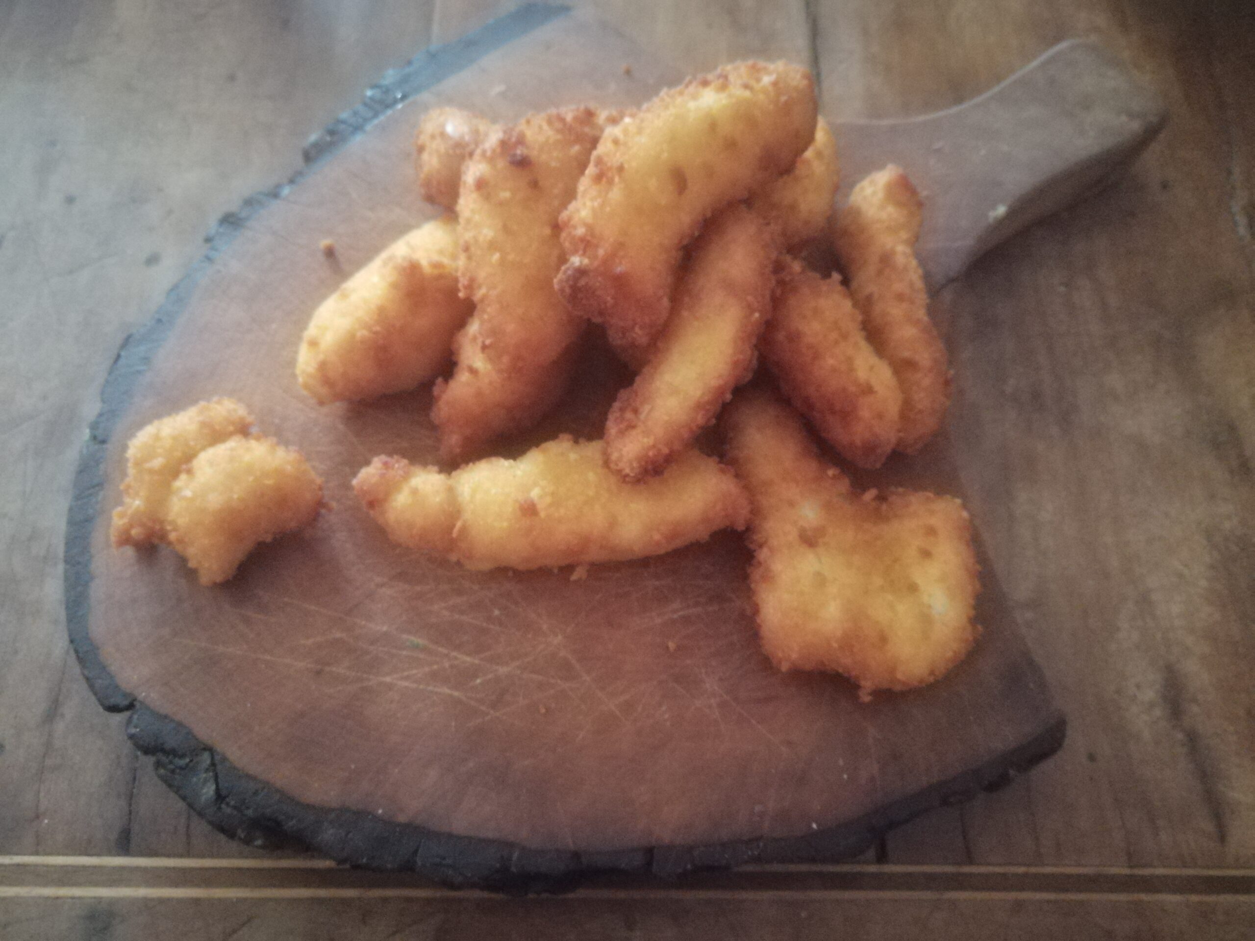 Filetti di petto di pollo fritti
