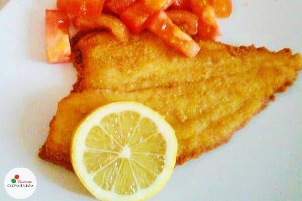 Filetti di platessa impanati e fritti