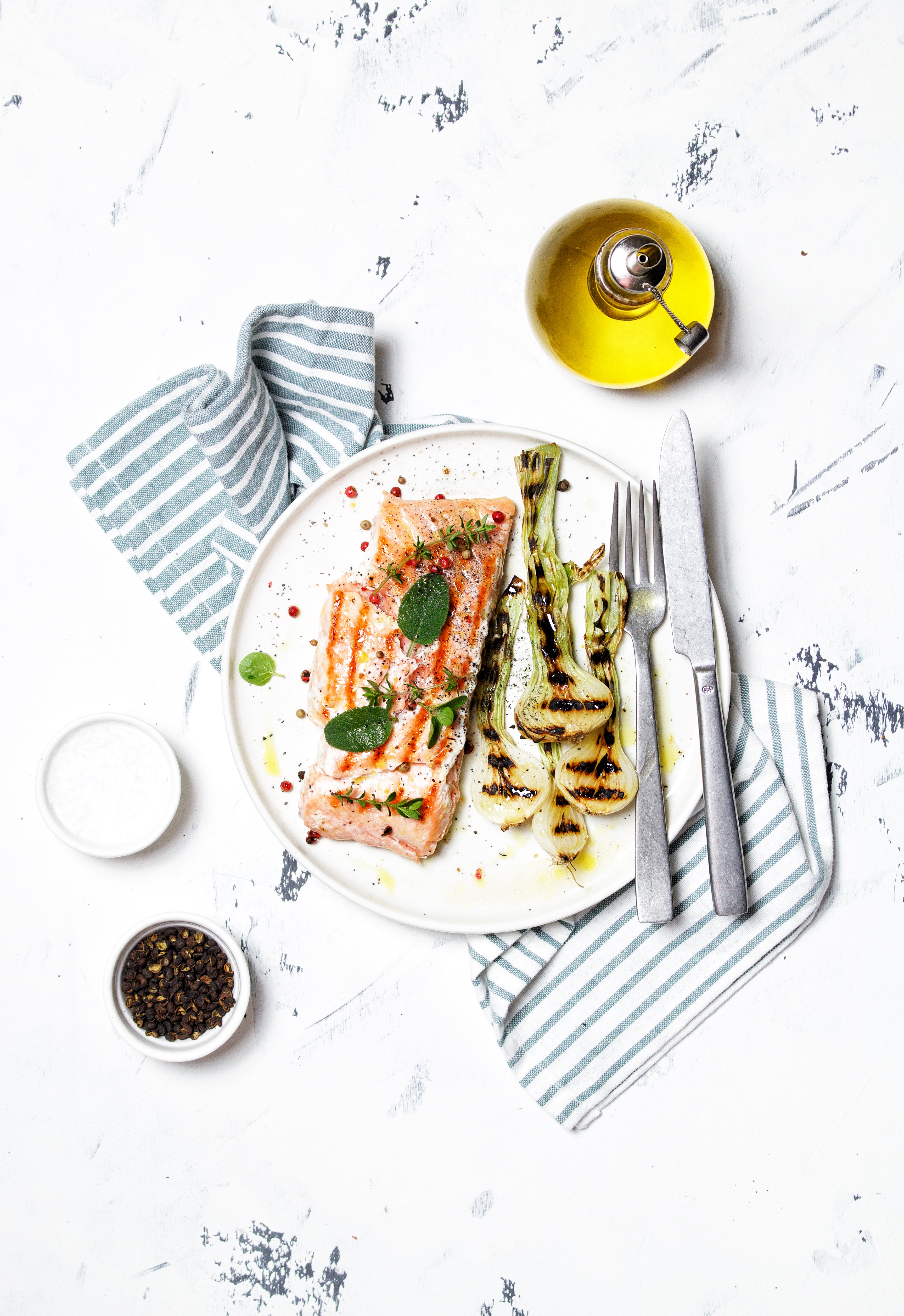 Filetti di salmone cotto a bassa temperatura