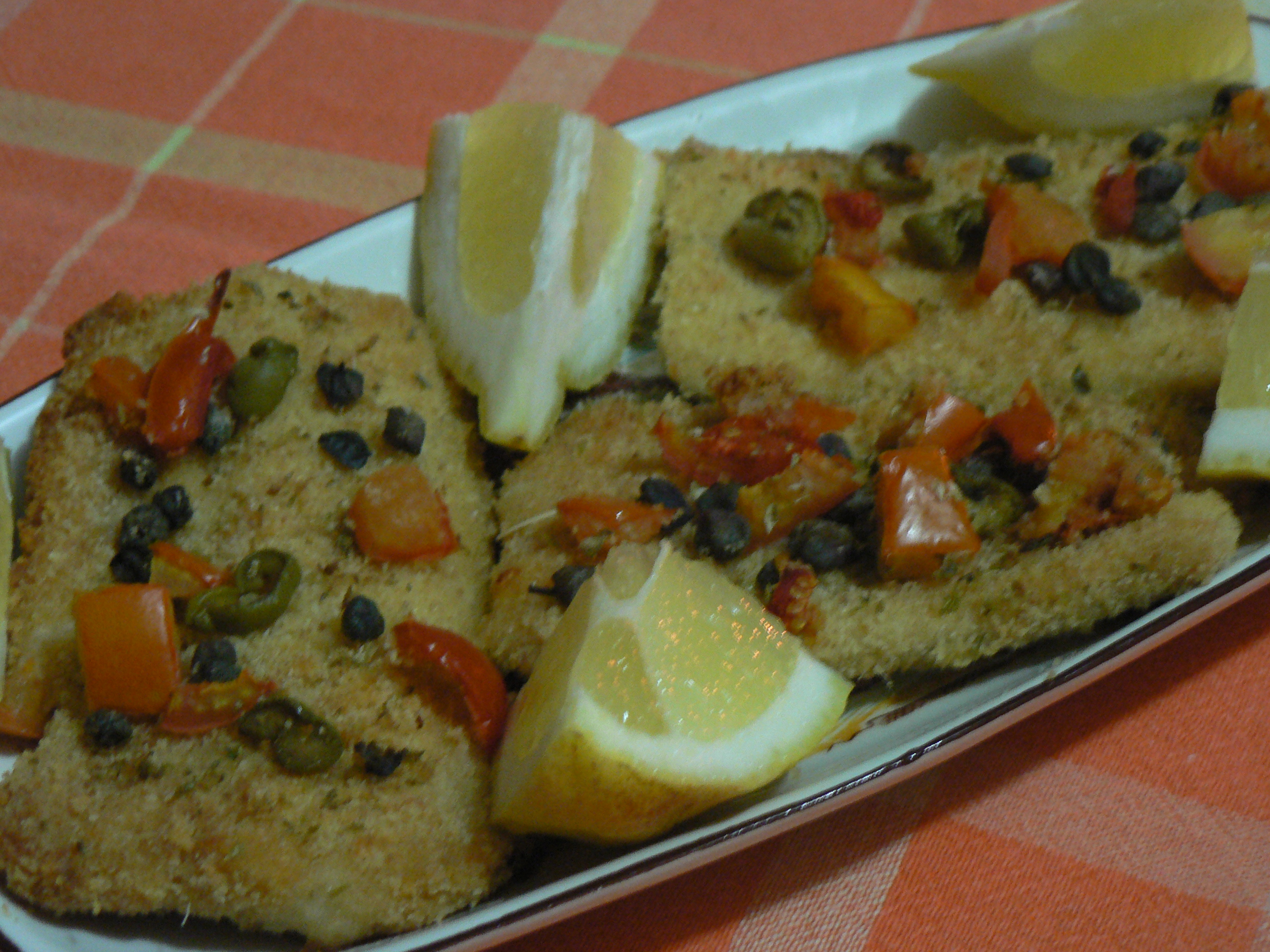 Filetti di spatola al forno