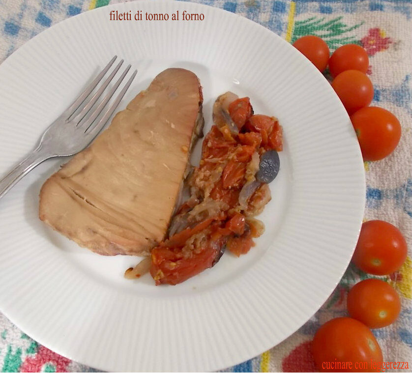 Filetti di tonno al forno