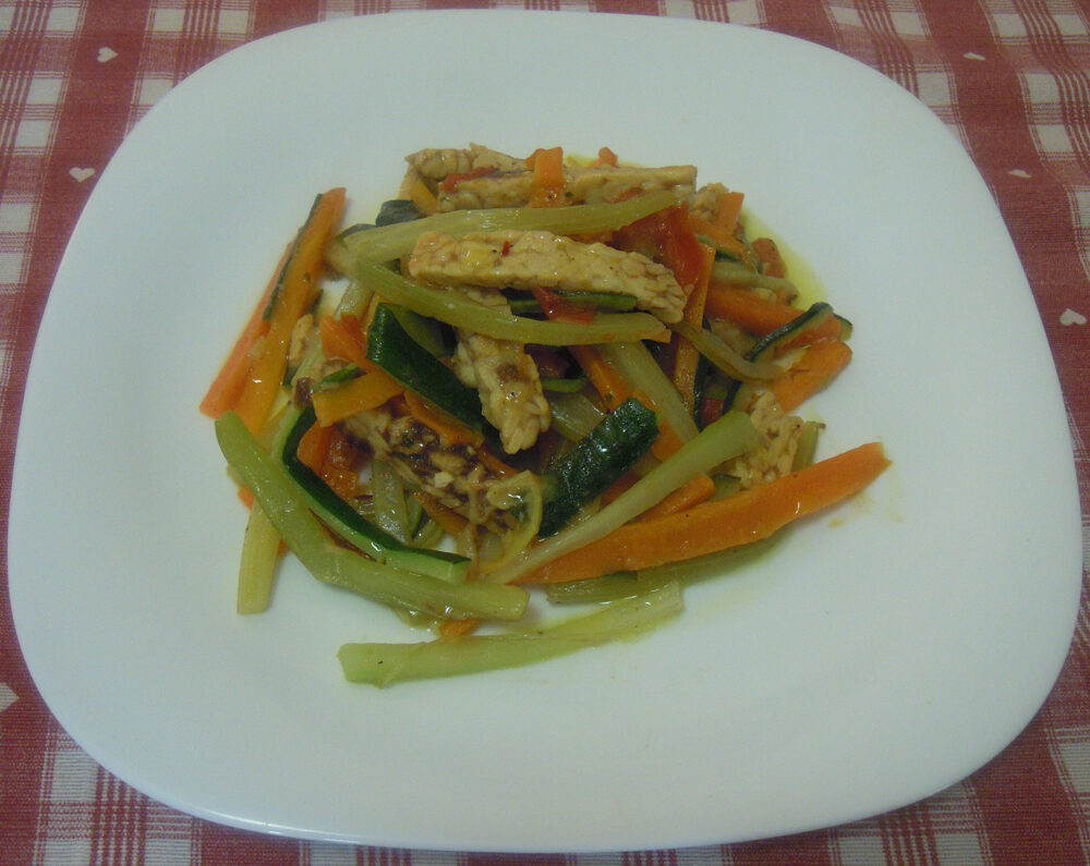 Filetti di verdure e tempeh