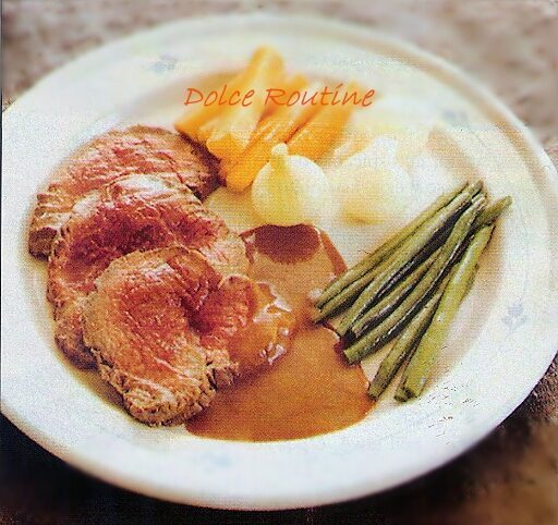 Filetto di bue con salsa al vino