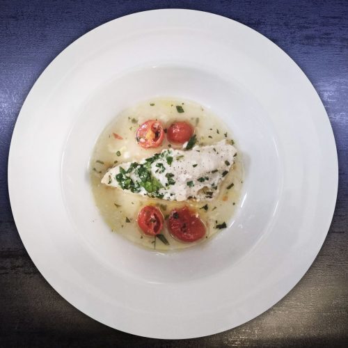 Filetto di gallinella all’acqua pazza