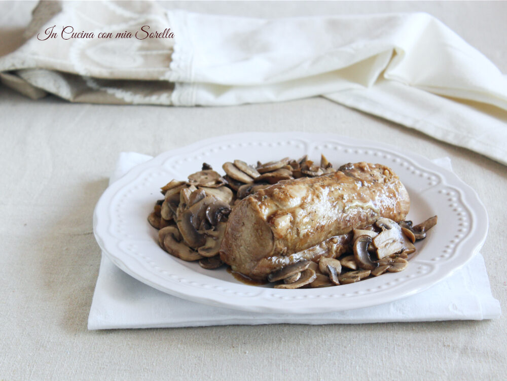 Filetto di maiale ai funghi