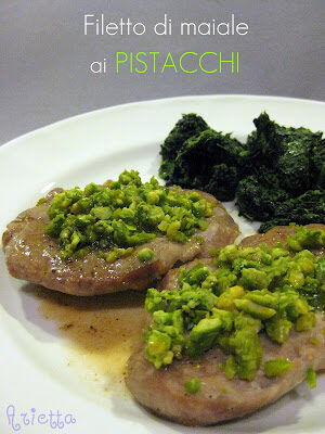 Filetto di maiale ai pistacchi