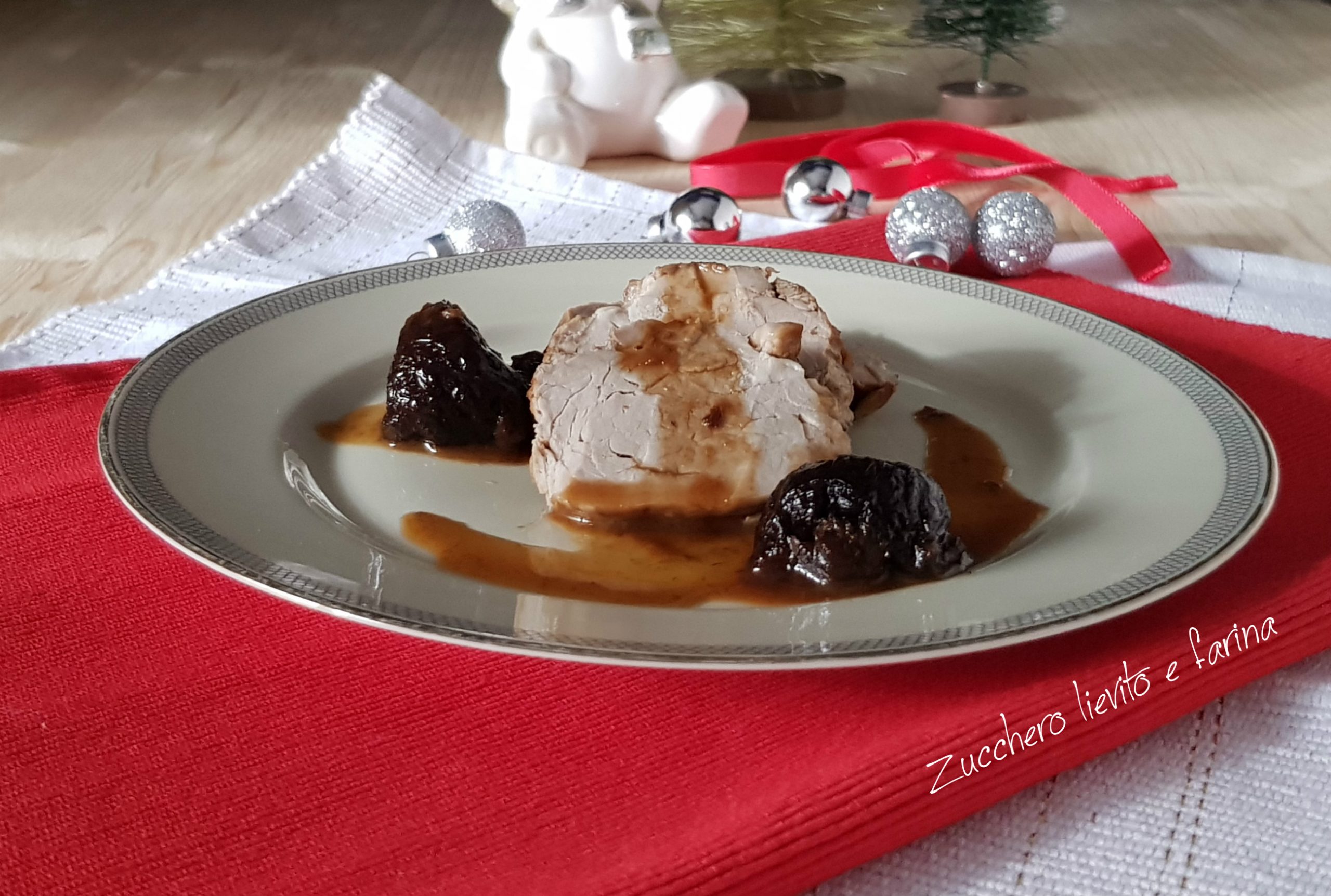 Filetto di maiale alle prugne