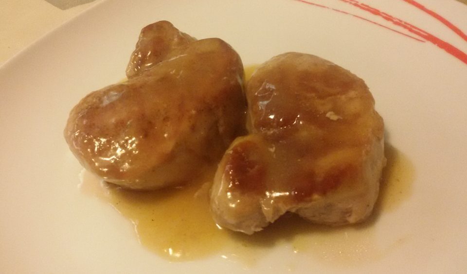 Filetto di maiale con salsa all’arancia