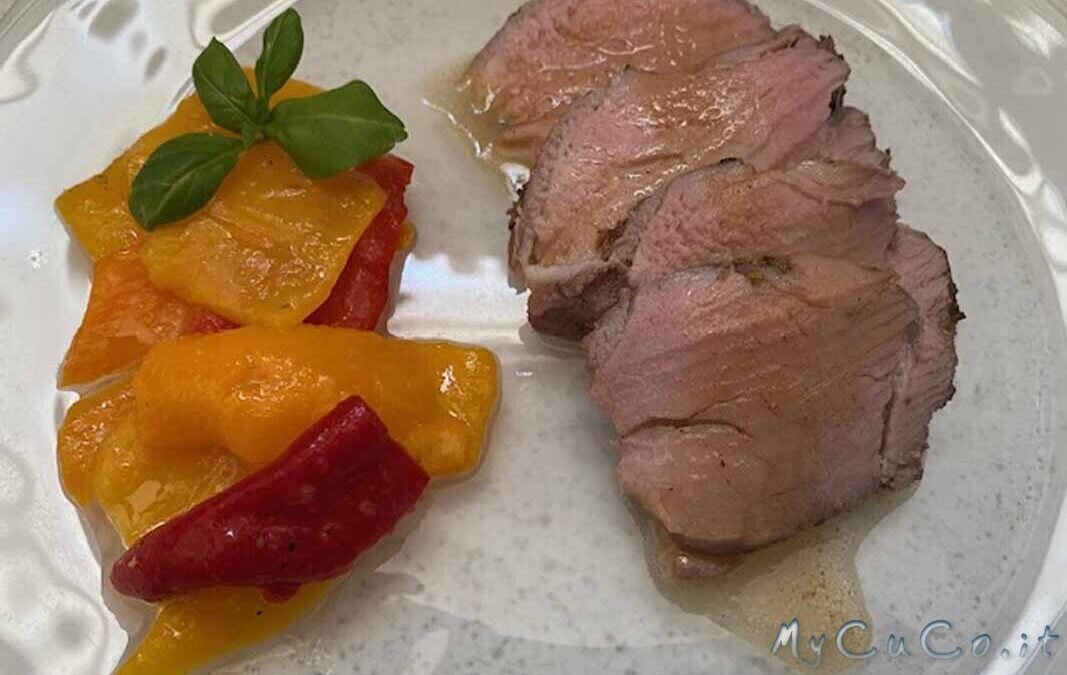 Filetto di maiale sous vide con companion moulinex