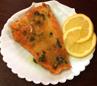Filetto di rombo alle erbe fini