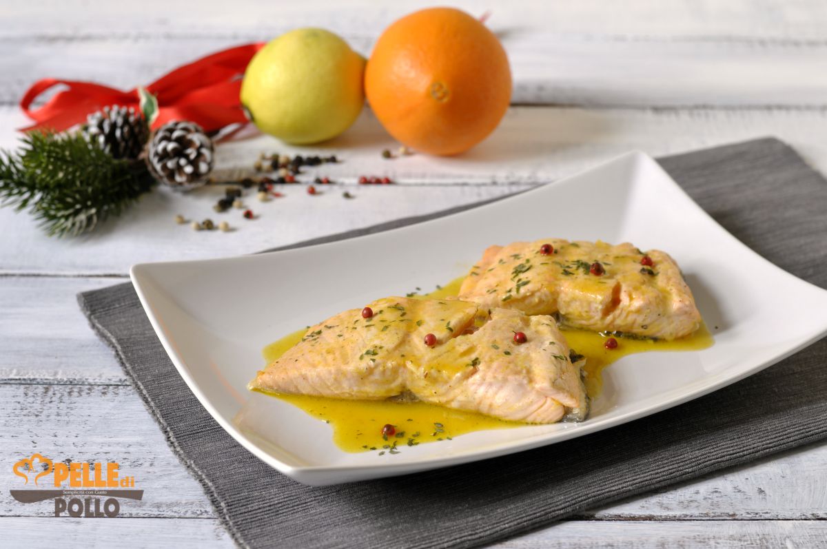 Filetto di salmone agli agrumi