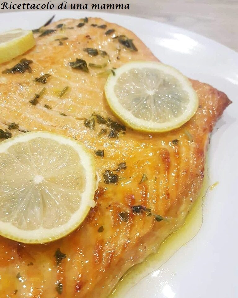 Filetto di salmone al limone