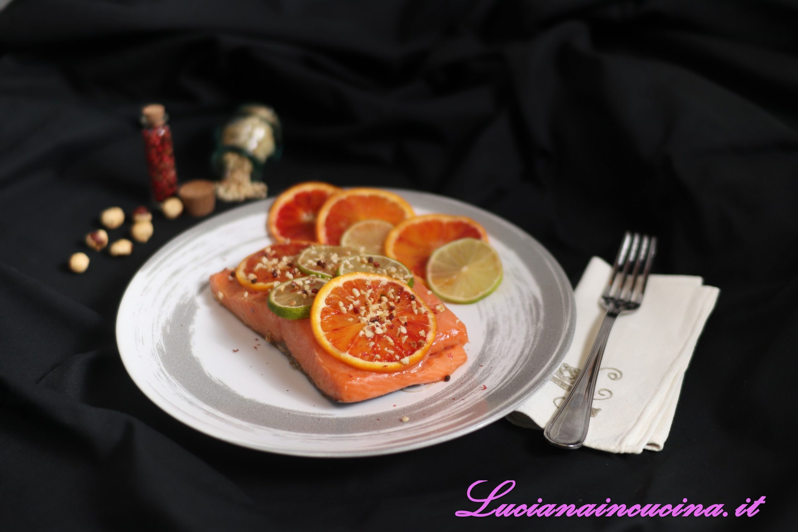 Filetto di salmone all’arancia