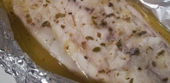 Filetto di salpa al cartoccio