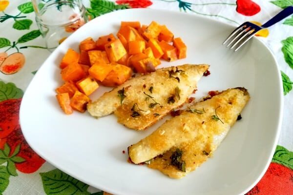 Filetto di spigola gratinato, ricetta veloce