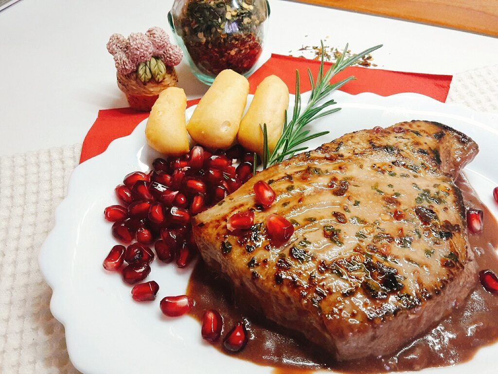 Filetto di tonno al melograno