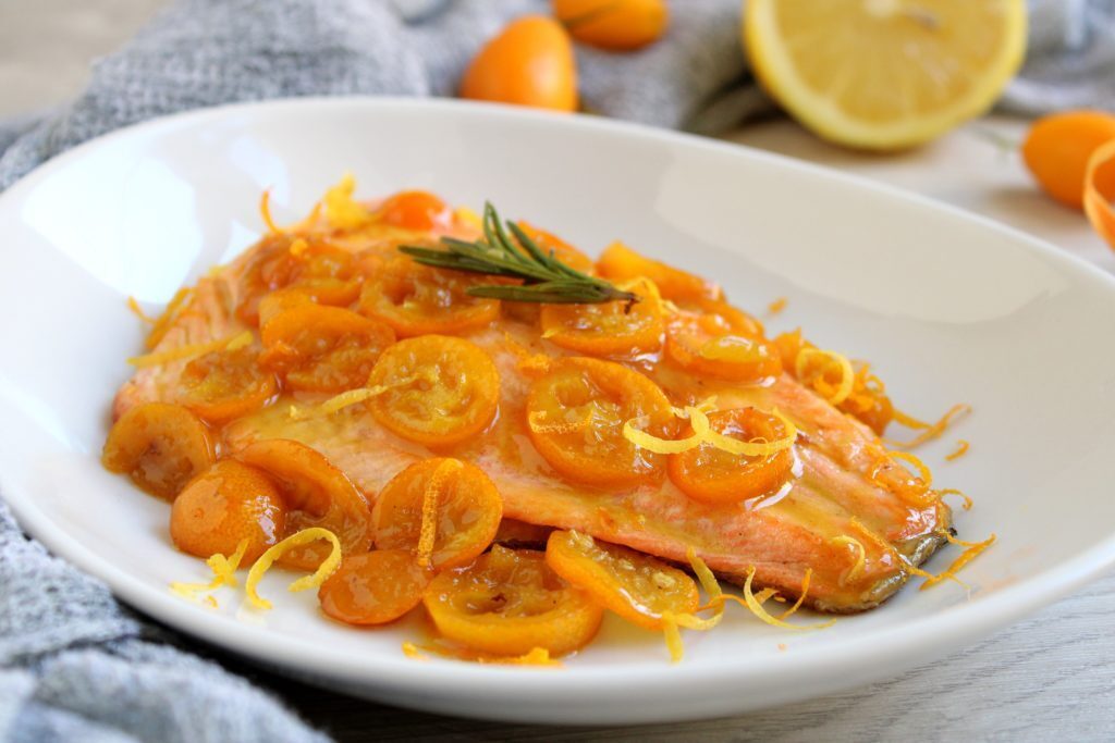Filetto di trota agli agrumi