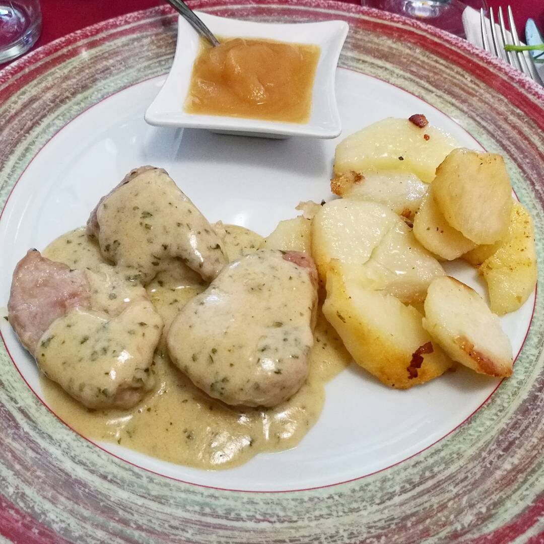 Filetto in salsa senape e patate