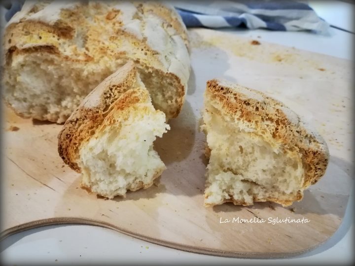 Filone di pane all’olio con farina di riso