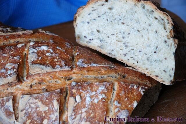 Filone semi integrale con pasta madre