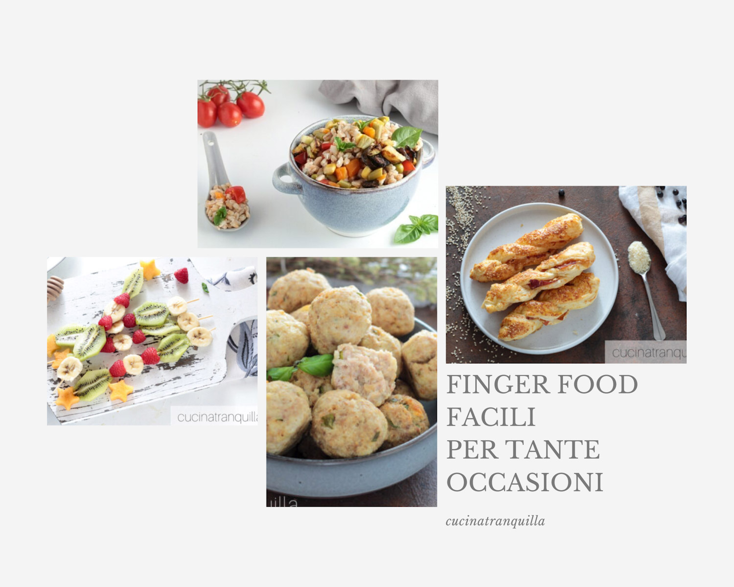 Finger food facili per tante occasioni
