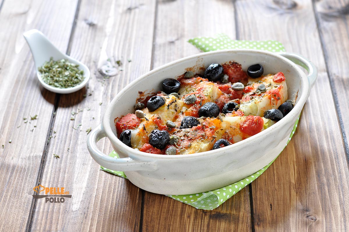 Finocchi alla pizzaiola con pomodoro e olive