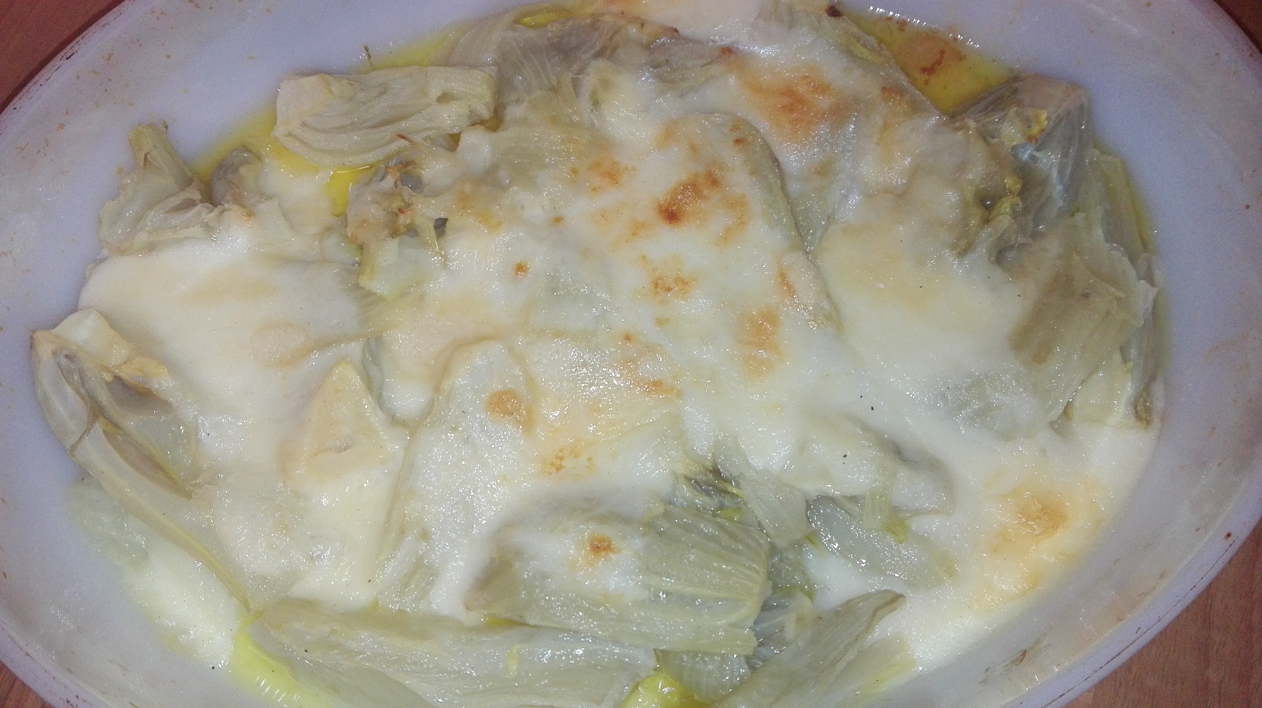 Finocchi gratinati al fornoFinocchi gratinati al forno